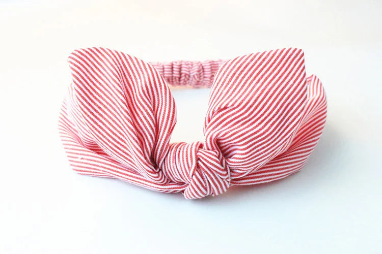 Cute Baby Hair Band Rabbit Ears Headband Kids Girls Bow Style Hairbands Knot Parent-child Fashion Headwear Bebe Hair Accessories