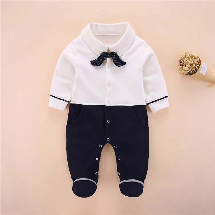 6-12 Monate Baby Jungen Strampler Weste Sets Mode Weiche Kleidung Für Jungen Frühling Herbst Baby Strampler Westen 2tlg Anzug Gentleman Kleidung