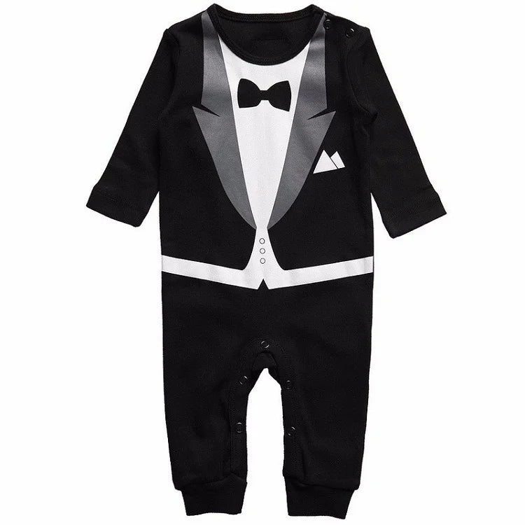Primavera Otoño Moda Ropa de Bebé Niño Algodón Bebé Niña Pelele Manga Larga Mono Bebé Trajes de Una Pieza