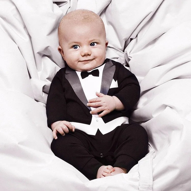 Primavera Otoño Moda Ropa de Bebé Niño Algodón Bebé Niña Pelele Manga Larga Mono Bebé Trajes de Una Pieza