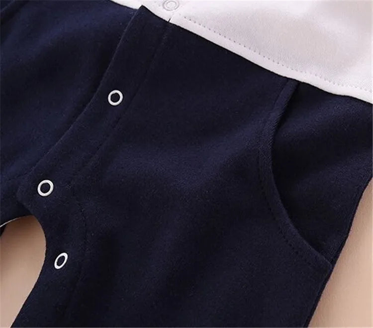 6-12 Monate Baby Jungen Strampler Weste Sets Mode Weiche Kleidung Für Jungen Frühling Herbst Baby Strampler Westen 2tlg Anzug Gentleman Kleidung