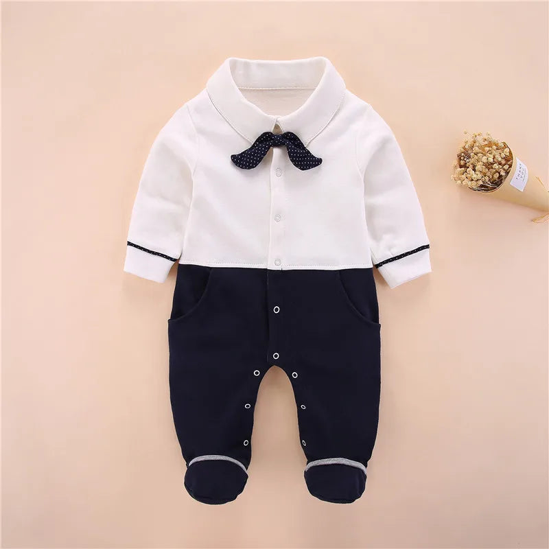 6-12 Monate Baby Jungen Strampler Weste Sets Mode Weiche Kleidung Für Jungen Frühling Herbst Baby Strampler Westen 2tlg Anzug Gentleman Kleidung