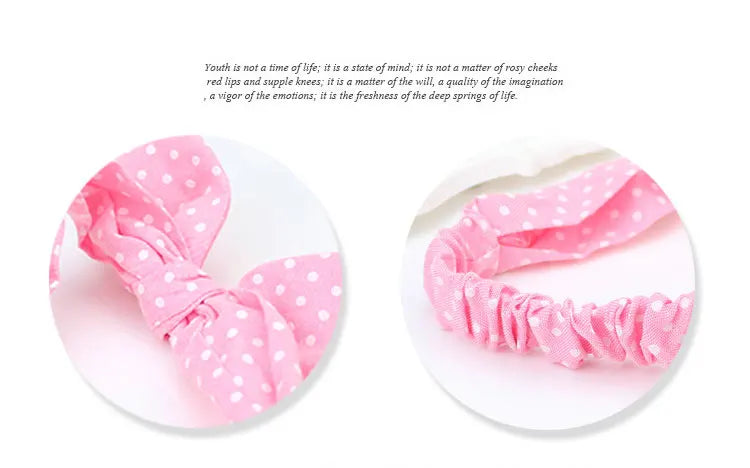Cute Baby Hair Band Rabbit Ears Headband Kids Girls Bow Style Hairbands Knot Parent-child Fashion Headwear Bebe Hair Accessories