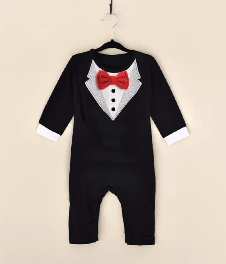 Primavera Otoño Moda Ropa de Bebé Niño Algodón Bebé Niña Pelele Manga Larga Mono Bebé Trajes de Una Pieza