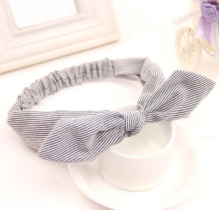Cute Baby Hair Band Rabbit Ears Headband Kids Girls Bow Style Hairbands Knot Parent-child Fashion Headwear Bebe Hair Accessories