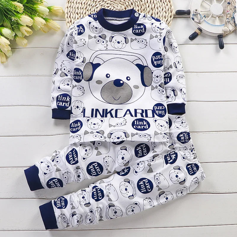 Kinderkleidung Kinder-Sets Kinderbekleidung Jungen Mädchen Baumwolle Herbst Winter Kleidung Hosen Schlafanzüge Unterwäsche Weihnachtsgeschenk
