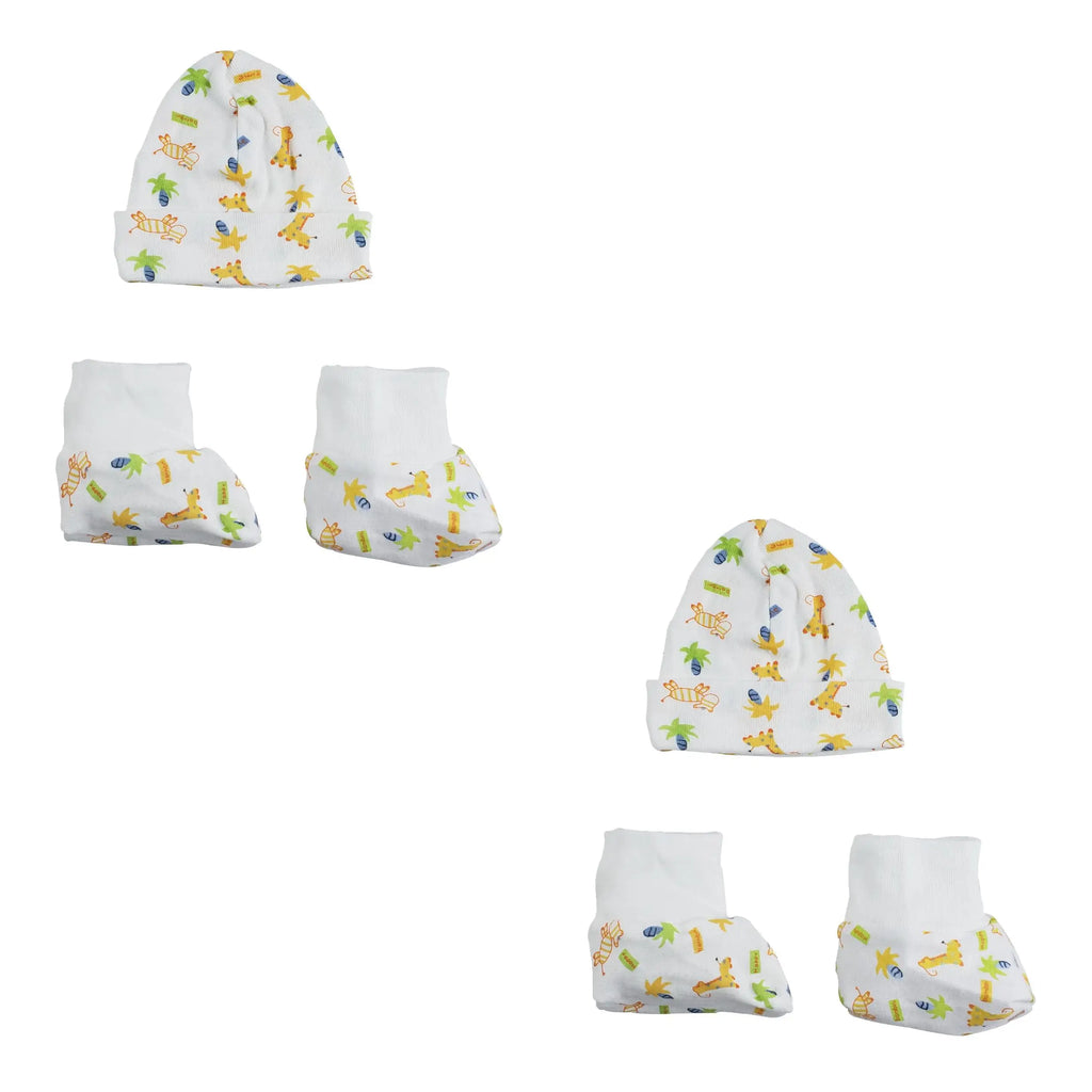 UD2 4-Pc Set Baby Clothing Caps and Booties CS_0027