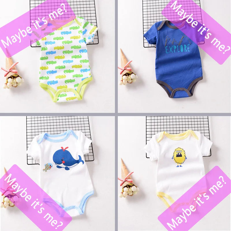1-2 Stücke Baby Body Für Neugeborene Sommer Baby Strampler Mädchen/Junge Kleidung 0-12M Neugeborenen Kleidung Säugling Weiche Eng Anliegende Babykleidung