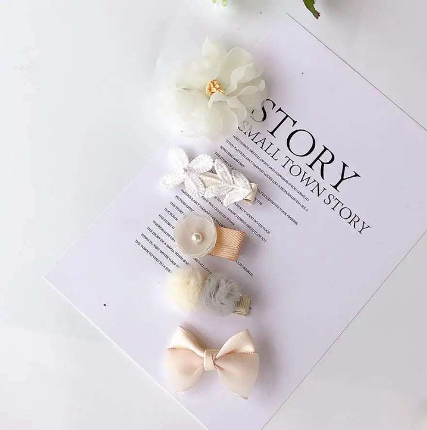 New Children Cute Cartoon Flower Hairpins Barrettes Girls Lovely Colors Hair Clips Kids Baby Sweet Hair Accessories