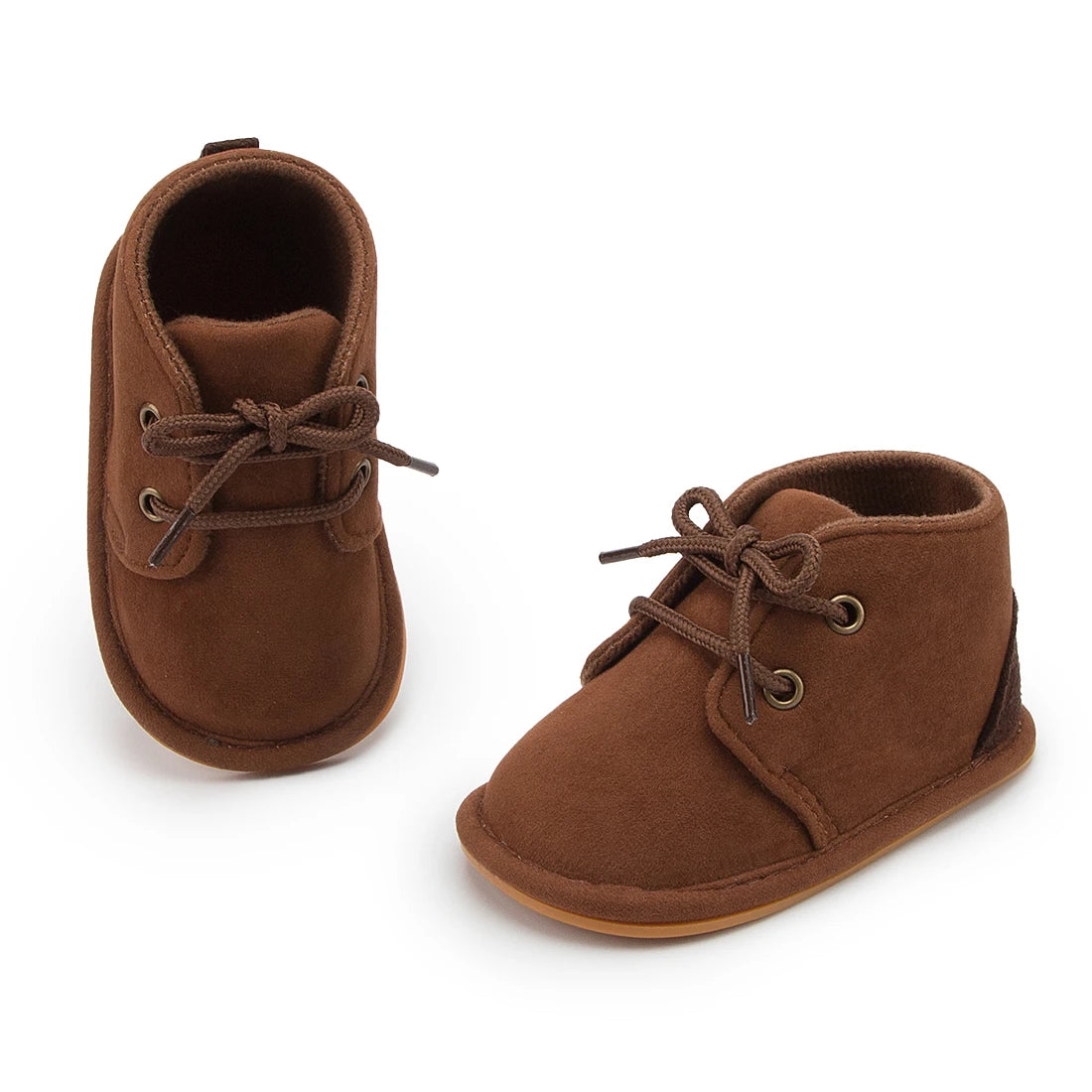 KIDSUN Zapatos de Bebé Niños Clásico Algodón Antideslizante Suela Blanda Suela de Goma Botas para Niñas Pequeñas Zapatillas de Cuna Primeros Pasos 3 Colores