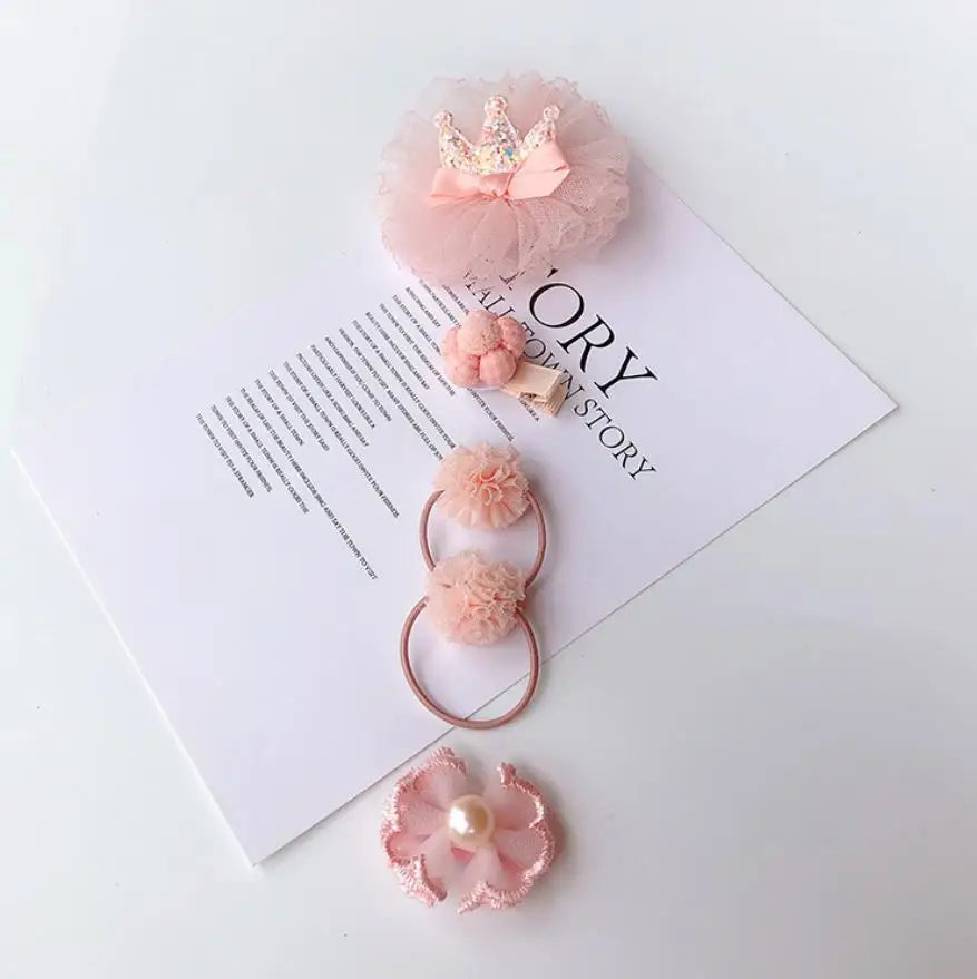 New Children Cute Cartoon Flower Hairpins Barrettes Girls Lovely Colors Hair Clips Kids Baby Sweet Hair Accessories