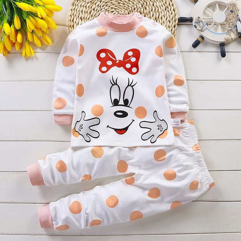 Kinderkleidung Kinder-Sets Kinderbekleidung Jungen Mädchen Baumwolle Herbst Winter Kleidung Hosen Schlafanzüge Unterwäsche Weihnachtsgeschenk