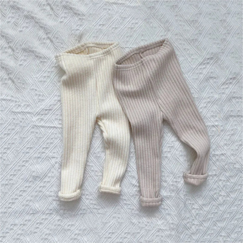 Spring Autumn Baby Clothing Set For 0-5Y Baby Girl Boy Homewear Warm Sweater +Pants Children Pajamas Baby Girl Clothes