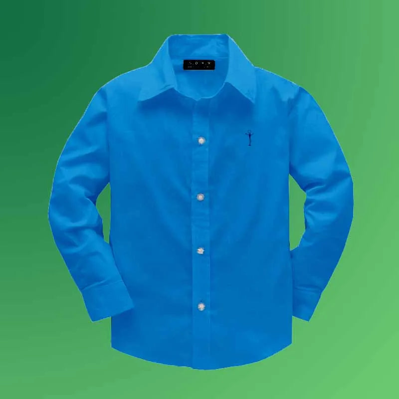 Jungen Kleidung Hemden Herbst Langarm Stickerei Kleines Pferd Muster Kinder Oberteile Geburtstagsparty Kinderhemd Schuluniform