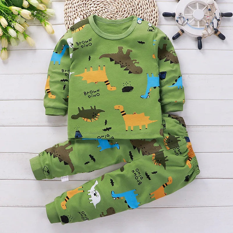 Kinderkleidung Kinder-Sets Kinderbekleidung Jungen Mädchen Baumwolle Herbst Winter Kleidung Hosen Schlafanzüge Unterwäsche Weihnachtsgeschenk