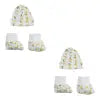 UD2 4-Pc Set Baby Clothing Caps and Booties CS_0027