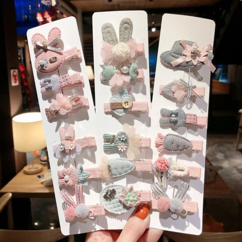 6tlg./Set Niedliche Baby Mädchen Haarnadeln Kinder Haarspangen Haarspangen Süße BB Clips Neugeborenen Kopfbedeckung Haarschmuck für Mädchen