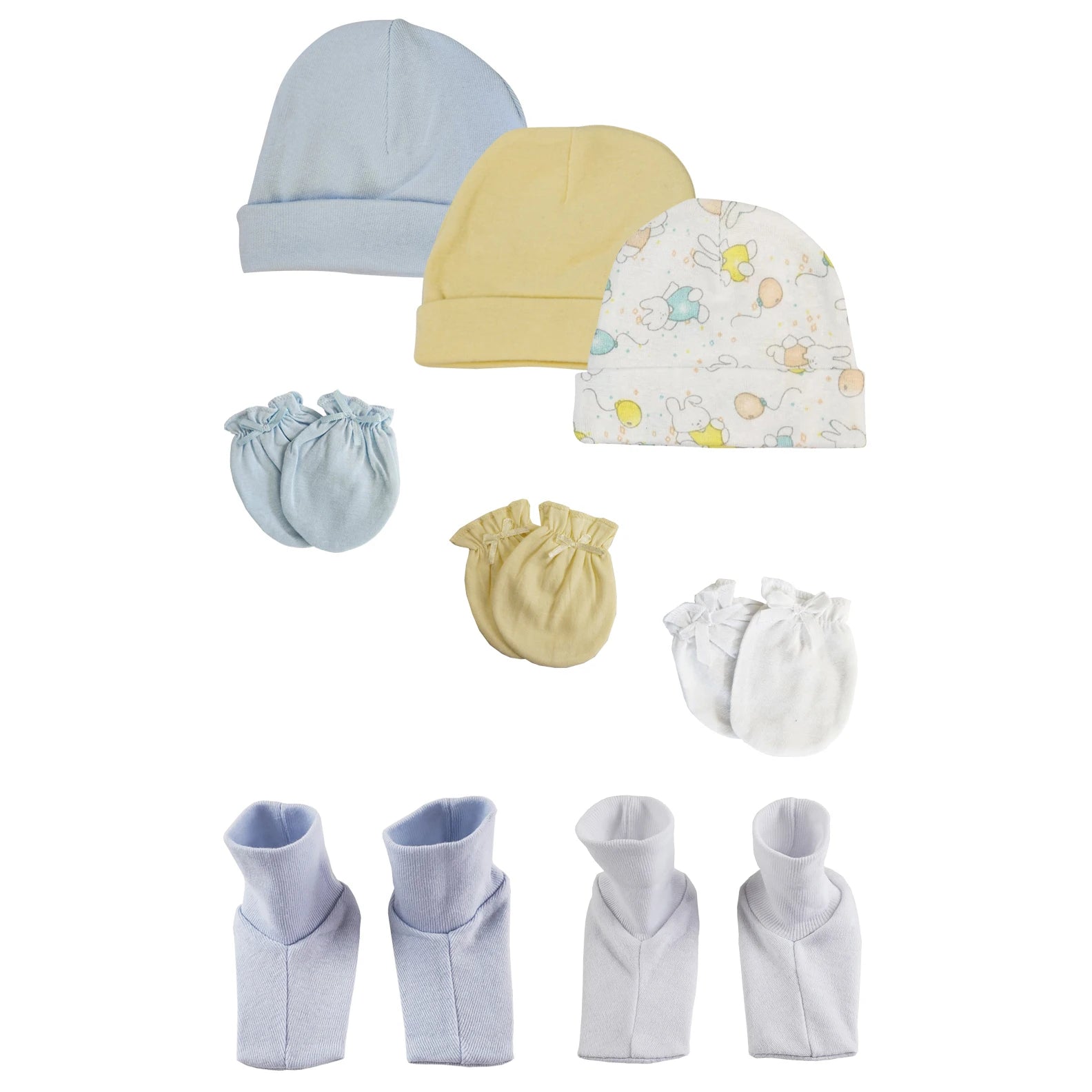 UD2 8-teiliges Jungen Baby Bekleidungsset inkl. Mützen, Fäustlingen und Schühchen-Nc_0265