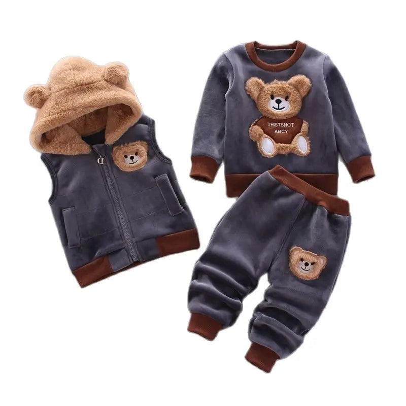 Newborn Baby Boys Clothes 2023 Autumn Baby Girls Clothes Hoodie+Pant Outfit Kids Costume Suit Infant Clothing For Baby Warm Sets