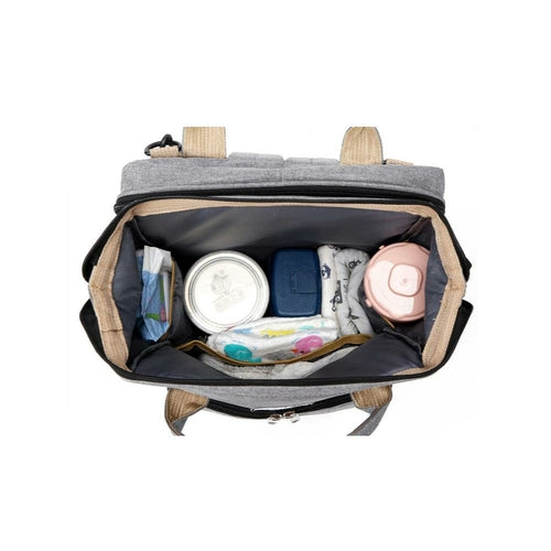 Wickeltasche für Kinderwagen mit Babybett