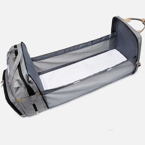 Wickeltasche für Kinderwagen mit Babybett