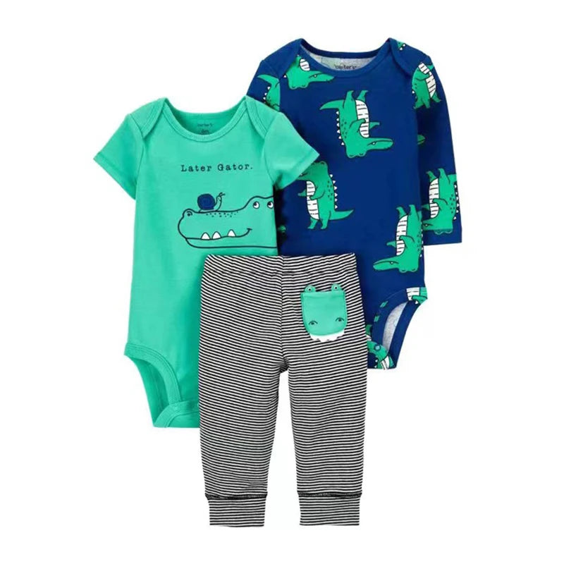 2025 Baby Mädchen Kleidung Herbst Frühling Neugeborenen Outfit Baumwoll-Body Oberteil und Hose Set Kinder Kleinkind Kleidung 6-24M