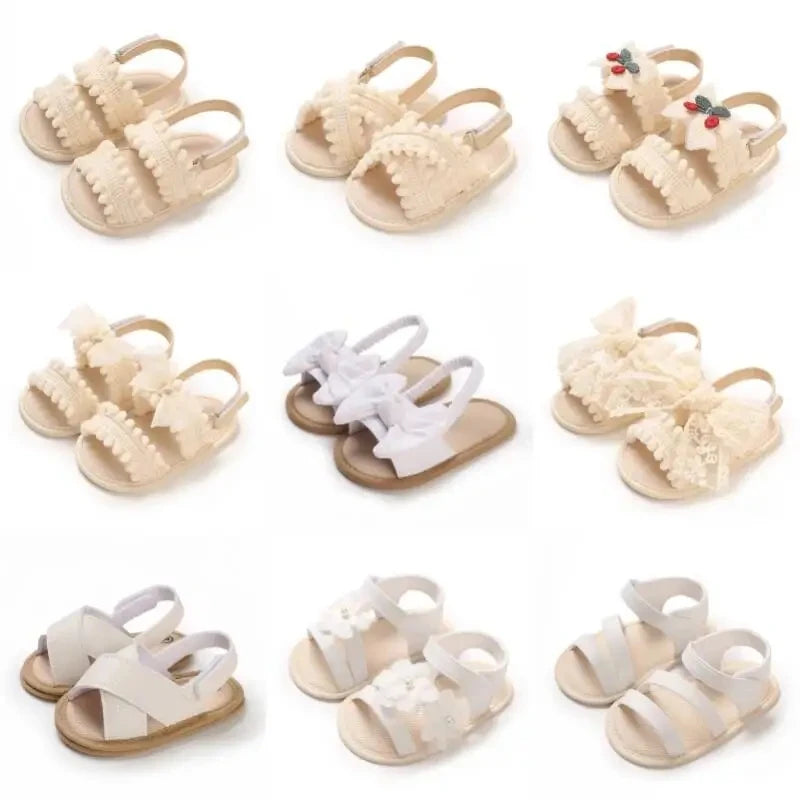 Summer Baby Sandals Infant Pre-Walker Shoes Breathable Soft Sole Casual Comfortable Baby Shoes for Newborn Boys Girls0-18M