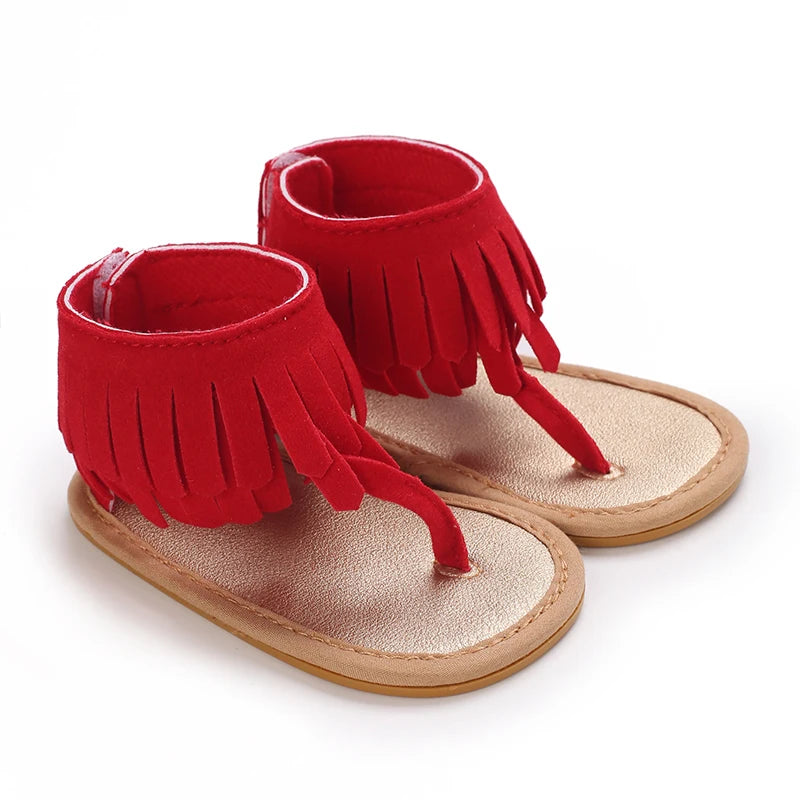 0-18M Baby Walking Sandals - Breathable Anti-Slip Soft Sole Shoes for Newborn Boys & Girls, Summer Infant First Walkers