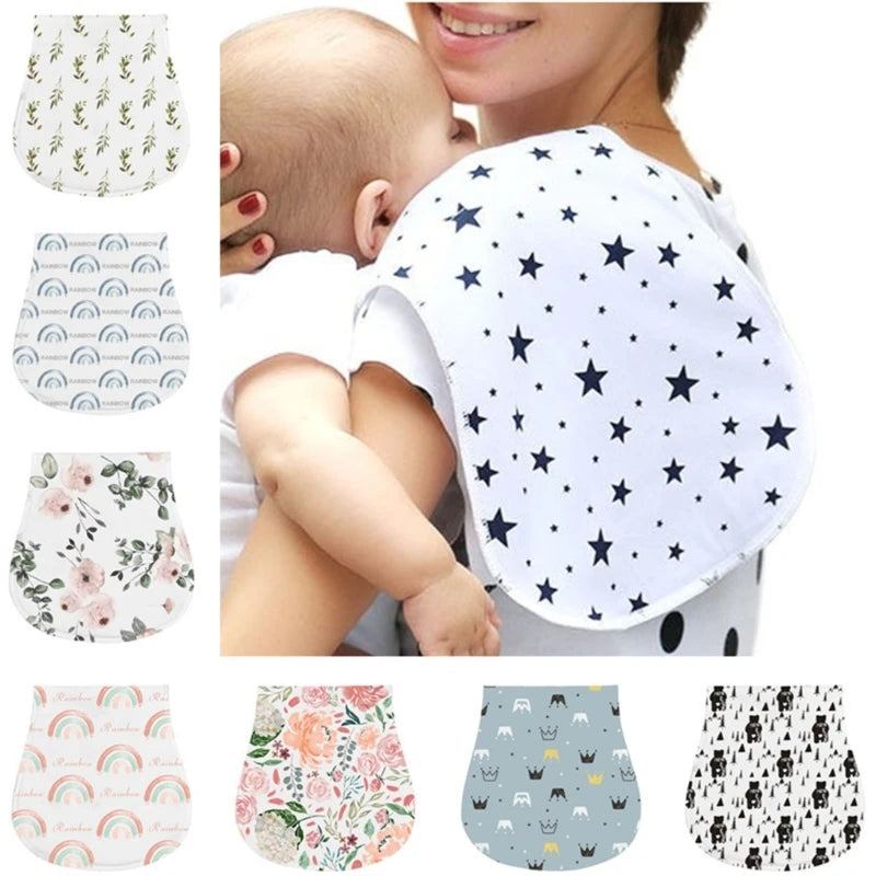 Baby Burp Cloths Baby Burp Bibs Feeding Nursing Towel Accessory Burping Rag for Newborns Cotton for Girls & Boys Gift