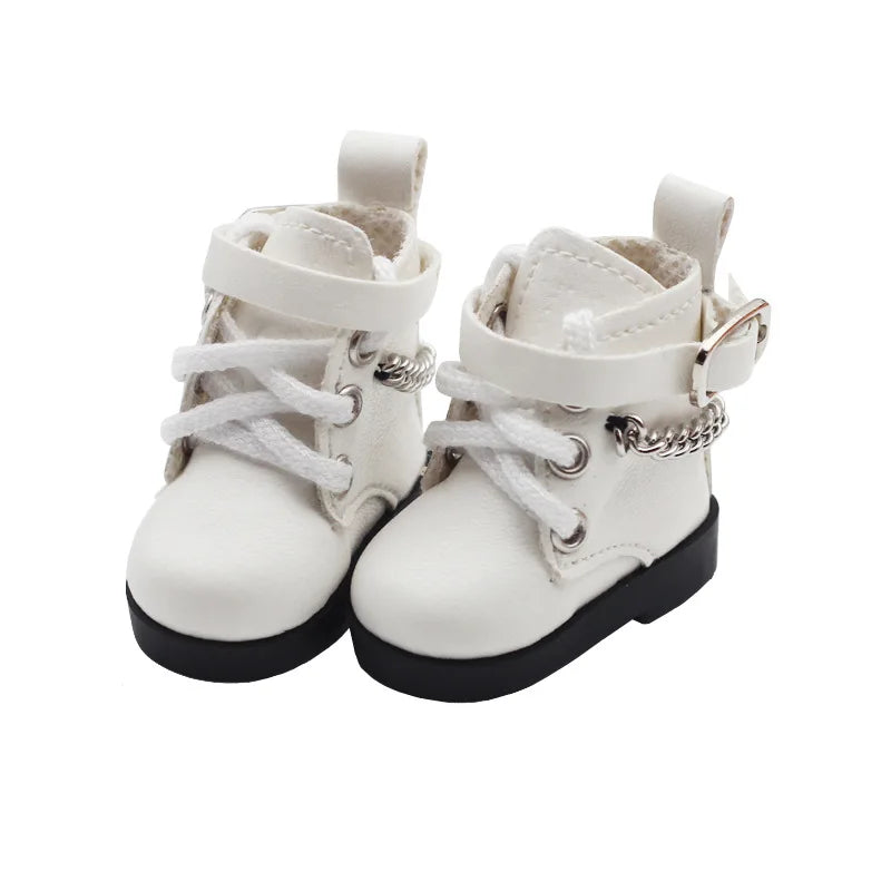 For Labubu Little Leather Shoes Suitable For Cotton Dolls Chain Shoes Dolls Accessories DIY Doll Toys