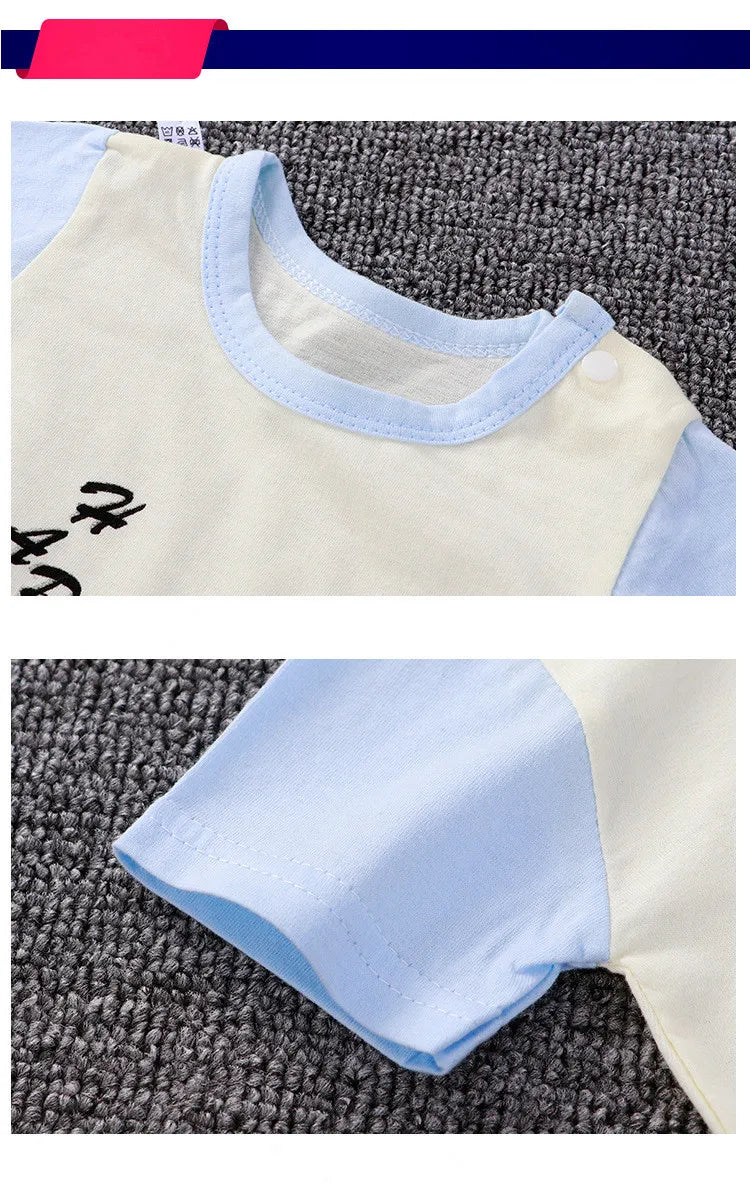Sommer Strampler Baby Mädchen Kleidung Baumwolle Kurzarm Overall Neugeborene Baby Jungen Kleidung Bodysuit für Neugeborene