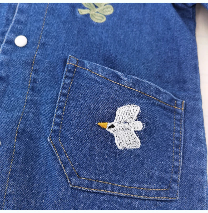 IENENS Baby Strampler Neugeborenen-Jumpsuits Kleidung Jeans Overall 0-18 Monate Junge Mädchen Weiche Anzüge Kinderkleidung