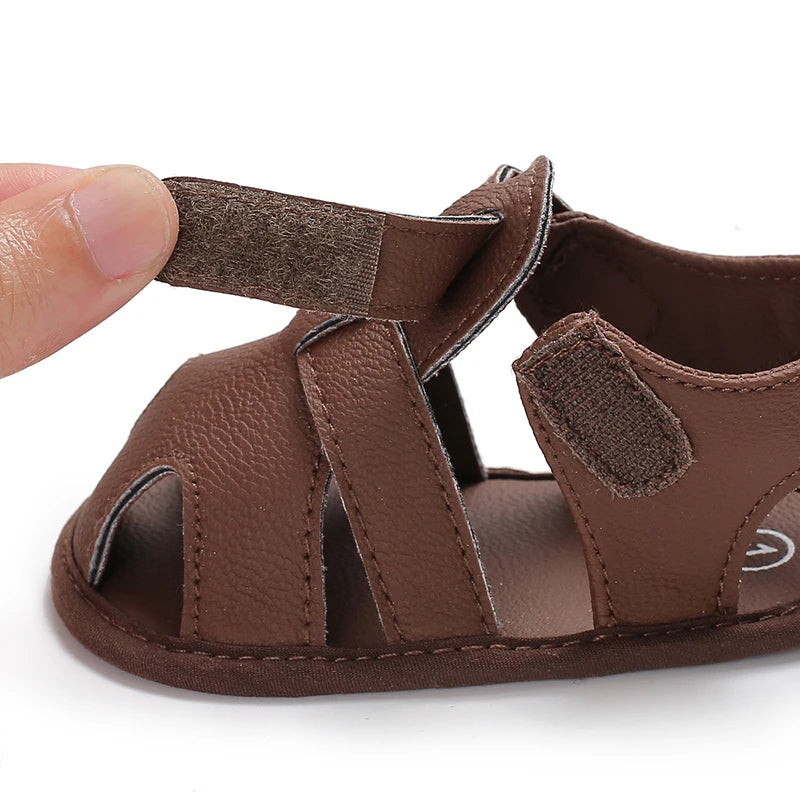 0-18M Baby Walking Sandals Breathable Soft Sole Shoes Newborn Boys Girls Summer First Walkers Infant Toddler Beach Casual