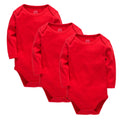 1/3/4/6 Pcs KAVKAS Baby Clothing Rompers Boys 100% Cotton Plain Bodysuit Girls Blank Muslin Jumpsuit 0-24 Months