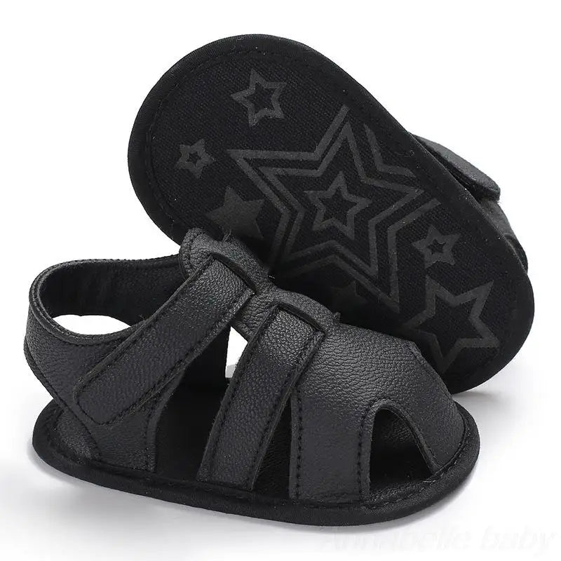 Baby Girl Sandals 0 to 6 12 18 Months 2023 Fashion PU Leather Babies Sandals for Boys Newborn Kids Sandals Summer Children Shoes