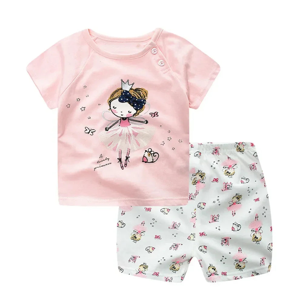 Baby Boy Clothes Summer 2026 Newborn Baby Boys Clothes Set Cotton Baby Clothing Suit (Shirt+Pants) Plaid Infant Clothes Set