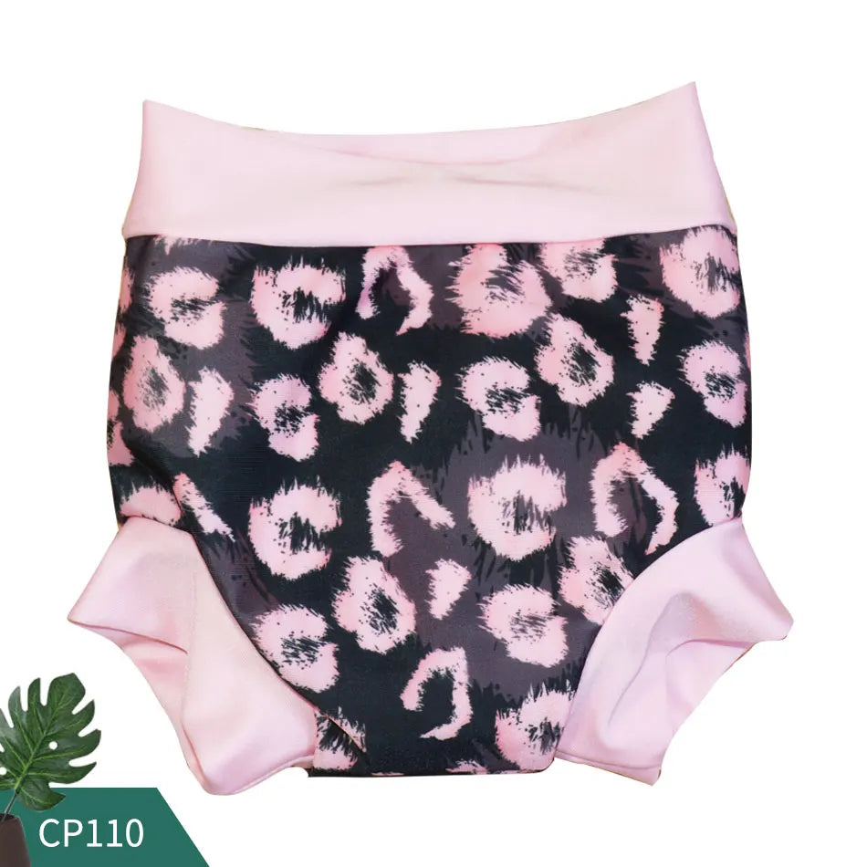Eezkoala  Swimming Diaper Newborn Baby High Waist Swim Nappies Washable Baby Swimwear Cloth Diapers