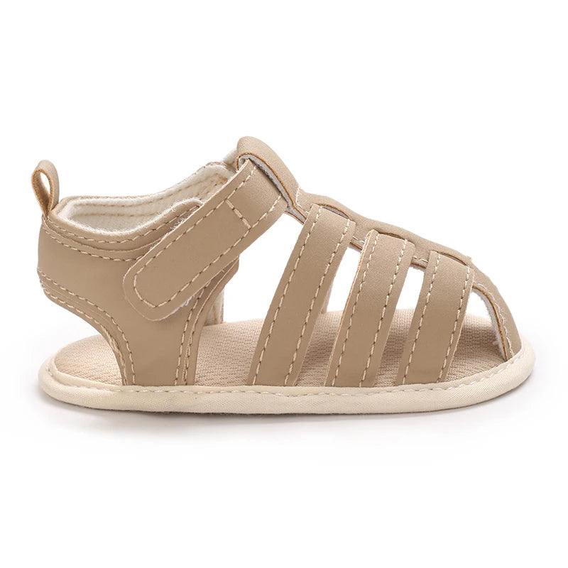Baby Shoes Summer Collection For Boys Aged 0-1 Including Ankle Sandals and Baby Walking Shoes