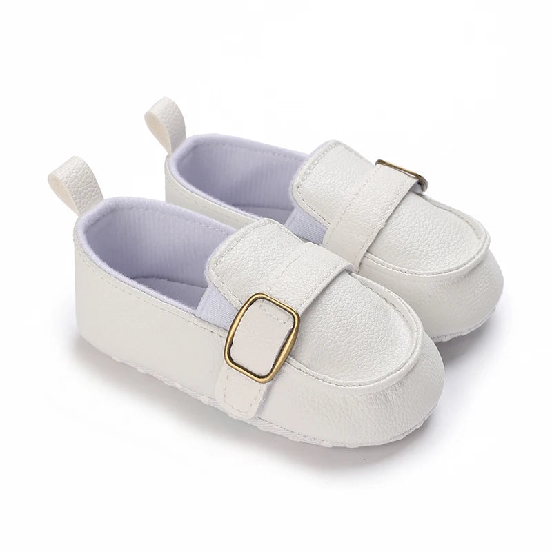 Baby Boy Vintage Leather Shoes 0-18M Multicolor Cuff First Walker Soft Sole Comfortable Spring Autumn Newborn