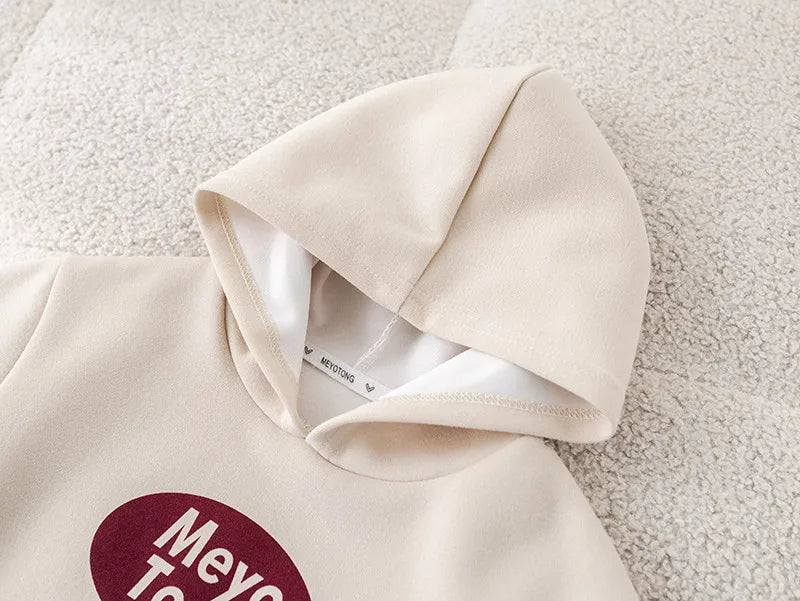 Jungen 3-teiliges Bekleidungsset Weste Hoodie Hose Herbst Frühling Neuer Stil Kinderkleidung Dreiteiliges Outfit für Kinder