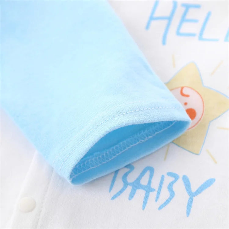 18piece/set Newborn Baby Clothes For Girls Boys Pants Sets Cotton Spring Autumn Soft Infant Boy Clothing New born Print Hat Bibs