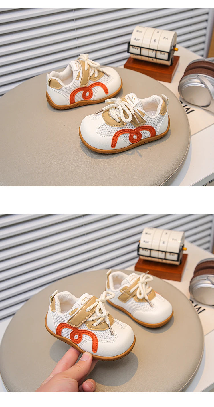 Baby Walking Shoes Breathable Soft Bottom Toddler Kids Running Shoes Non-slip 2026 Brand New Boys Girls Casual Shoes 18-28