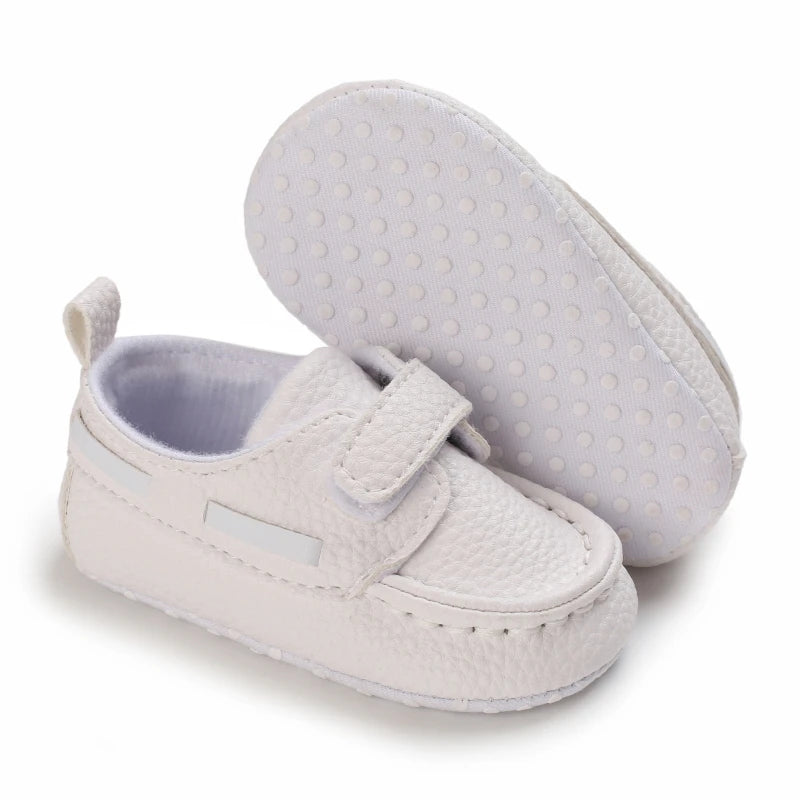 Spring and Autumn British Style Loafers For Babies Aged 0-12 Months Comfortable and Non Slip Walking Shoes