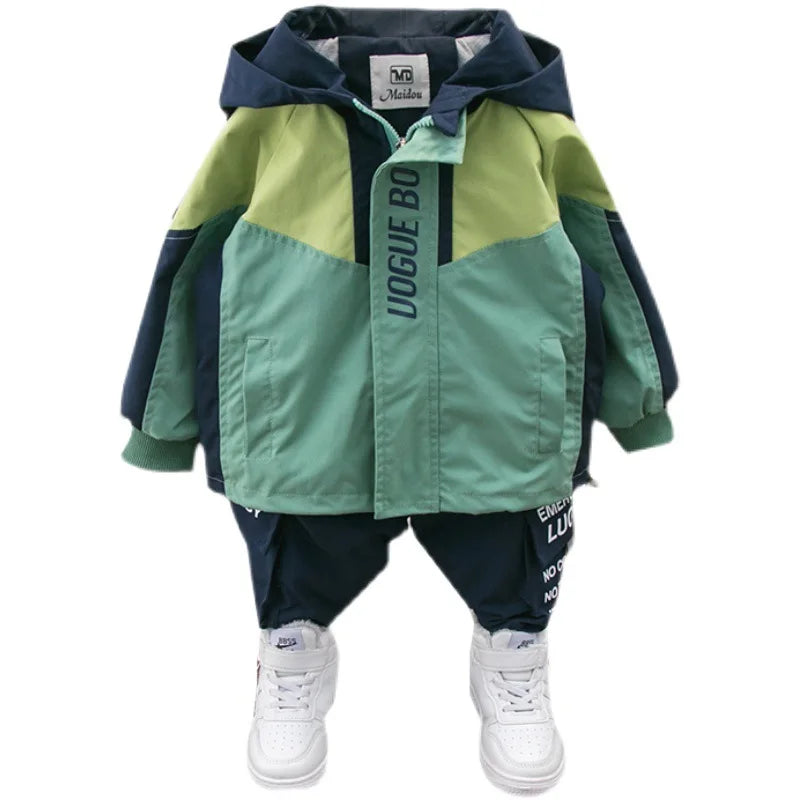 Ropa de invierno para niños, conjunto de ropa de bebé estilo coreano, abrigo para bebé, conjuntos de ropa para niños de 2 a 7 años