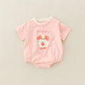 Ropa de verano para bebés, 100 % algodón, ropa fina de manga corta para el verano, ropa para gatear, ropa para niños