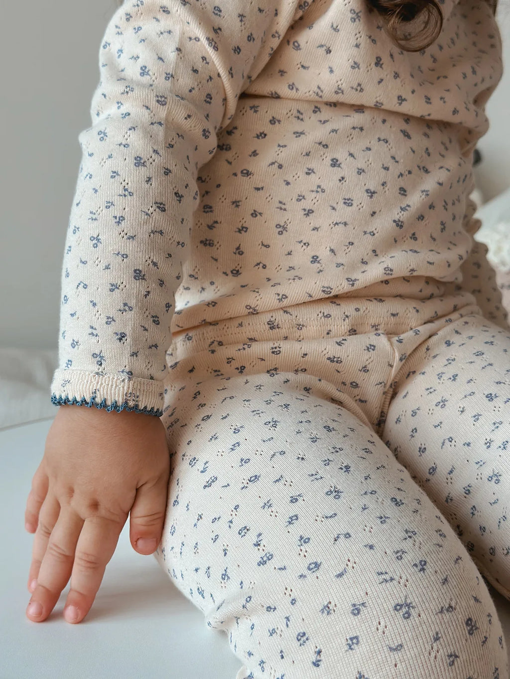 1-6T Kleinkind Baby Mädchen Kleidung Set Sommer 100% Baumwolle Langarm T-Shirt Top Hose Anzug Hauskleidung Stretch 2-teiliges Schlafanzug-Set