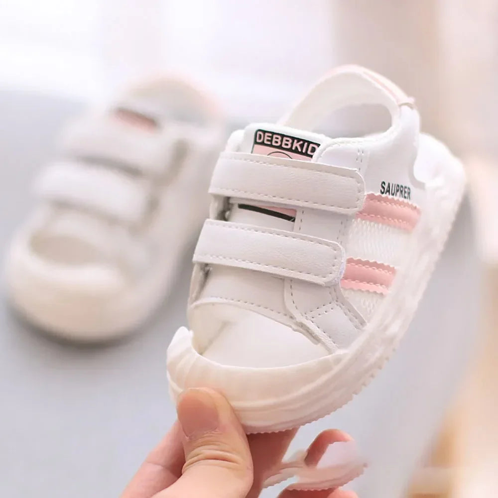 Fashion Baby Sandals Trendy Closed-Toe Sandals Children Toddler Walking Shoes Kids Outdoor Anti-Slip Soft and Comfortable Shoes