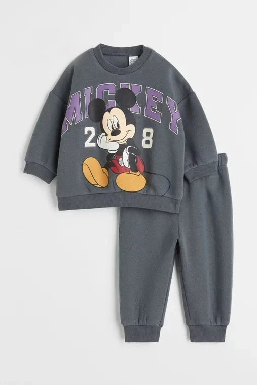 Baby Clothing Set Children's Set Boys' Trendy Loose Sports Set Children's Sports Set Fashionable Top+pants 2-piece Set