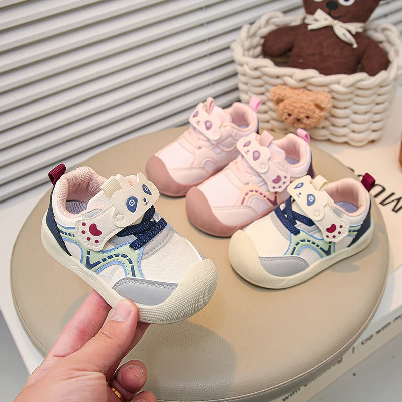 Baby Walking Shoes Autumn New Style Girls RetroStyle Soft Sole Non Slip Casual Shoes Boys BreathableVersatile Forrest Cute Shoes
