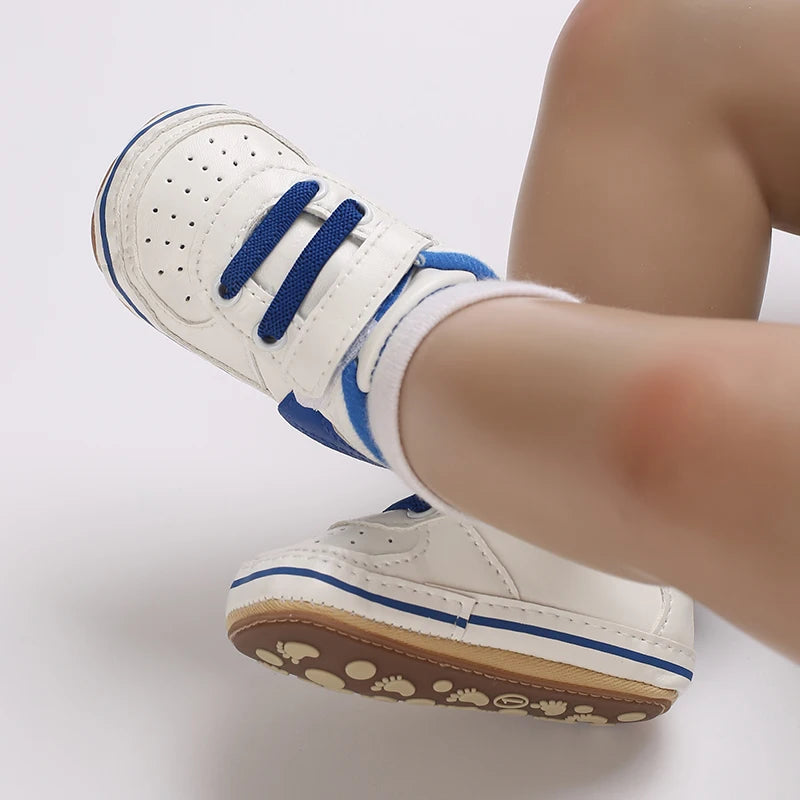 0-1Year New Baby Shoes Retro Leather Boy Girl Shoes Multicolor Toddler Rubber Sole Anti-slip First Walkers Infant Newborn